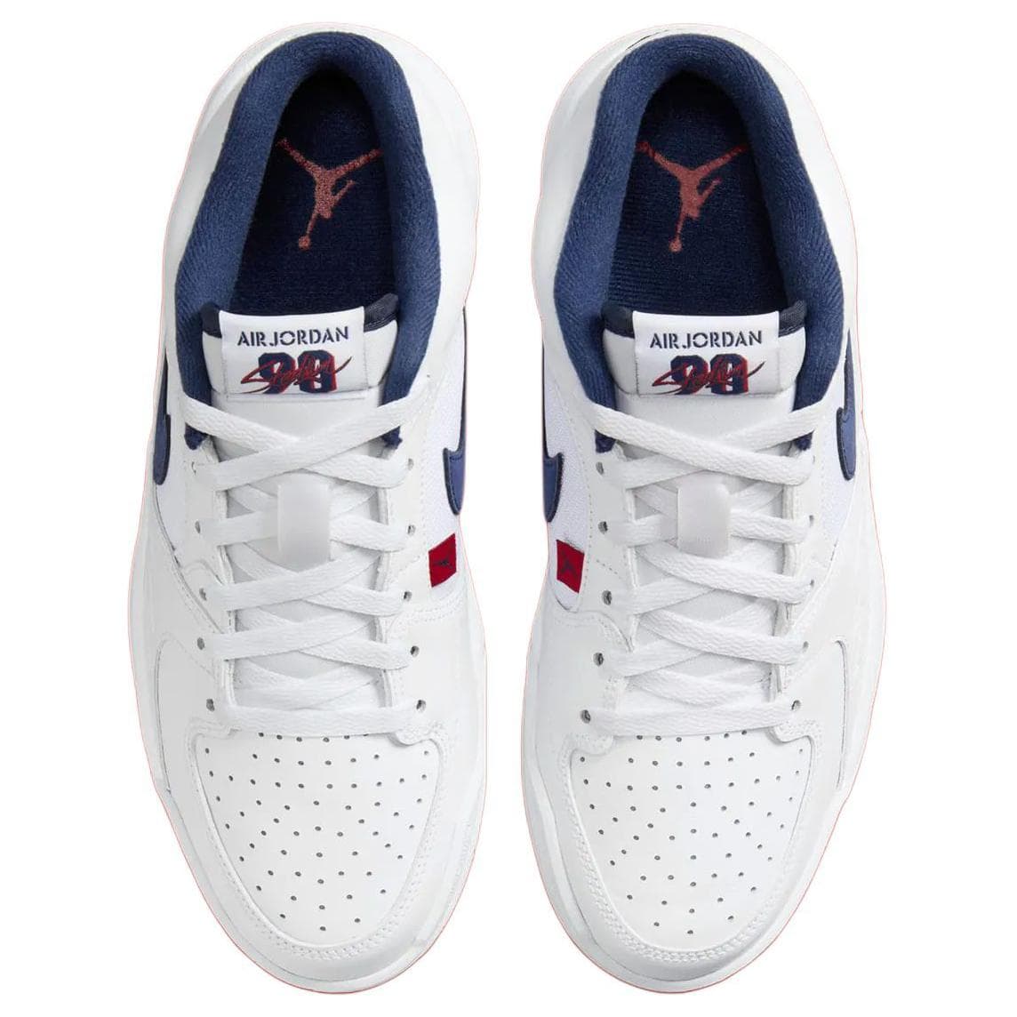 Кроссовки Jordan x Stadium 90 Удобные и прочные Лоу-топы Повседневная обувь Женская Бело-Синий - изображение 4