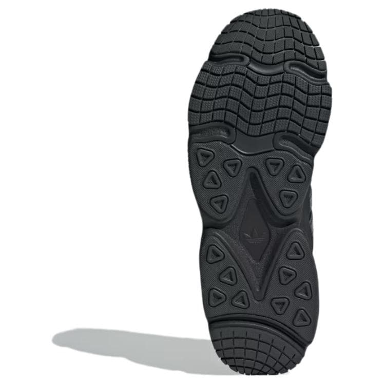 Кроссовки Adidas Originals Ozmillen Кожа Дышащий Устойчивый к истиранию Низкий Верх Повседневная Обувь Унисекс Черный - изображение 6