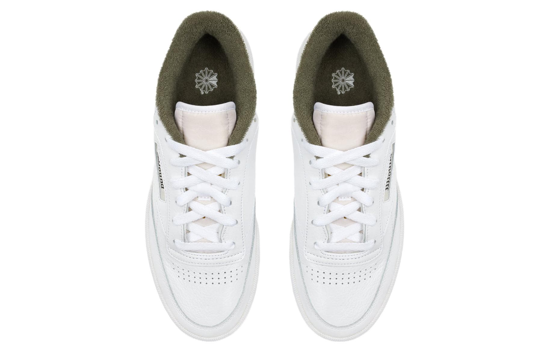 Кроссовки Reebok Club C JJJJound White Olive - изображение 3