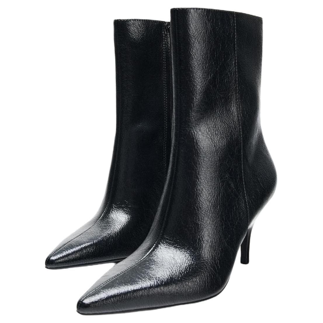 Сапоги ZARA PU 8cm - изображение 3
