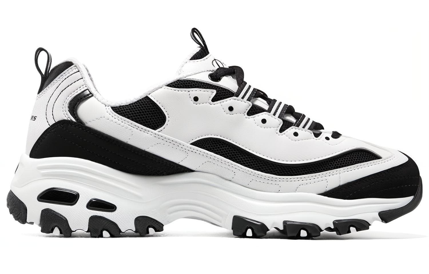 Кроссовки Skechers D'LITES Panda White Black - изображение 2