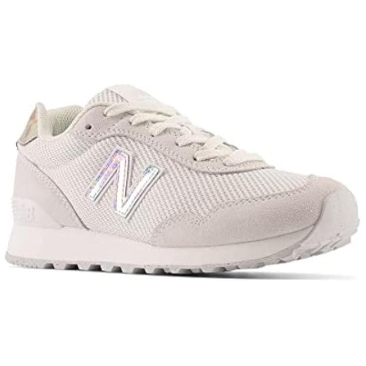 Кроссовки New Balance NB 515 Модный тренд Низкий топ Повседневная обувь Женская Серый Белый - изображение 3