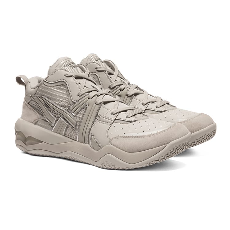 Кроссовки Onitsuka Tiger Tigcourt Универсальная Амортизация Устойчивая к износу MID Топ Повседневная обувь Унисекс Серый - изображение 3