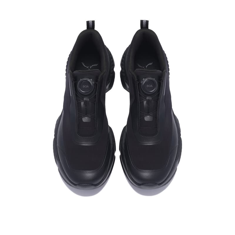 Кроссовки LI NING 1990 Commute Collection Амортизация Дышащий Амортизация Дышащий Низкий Верх Повседневная Обувь Мужская Черный - изображение 3