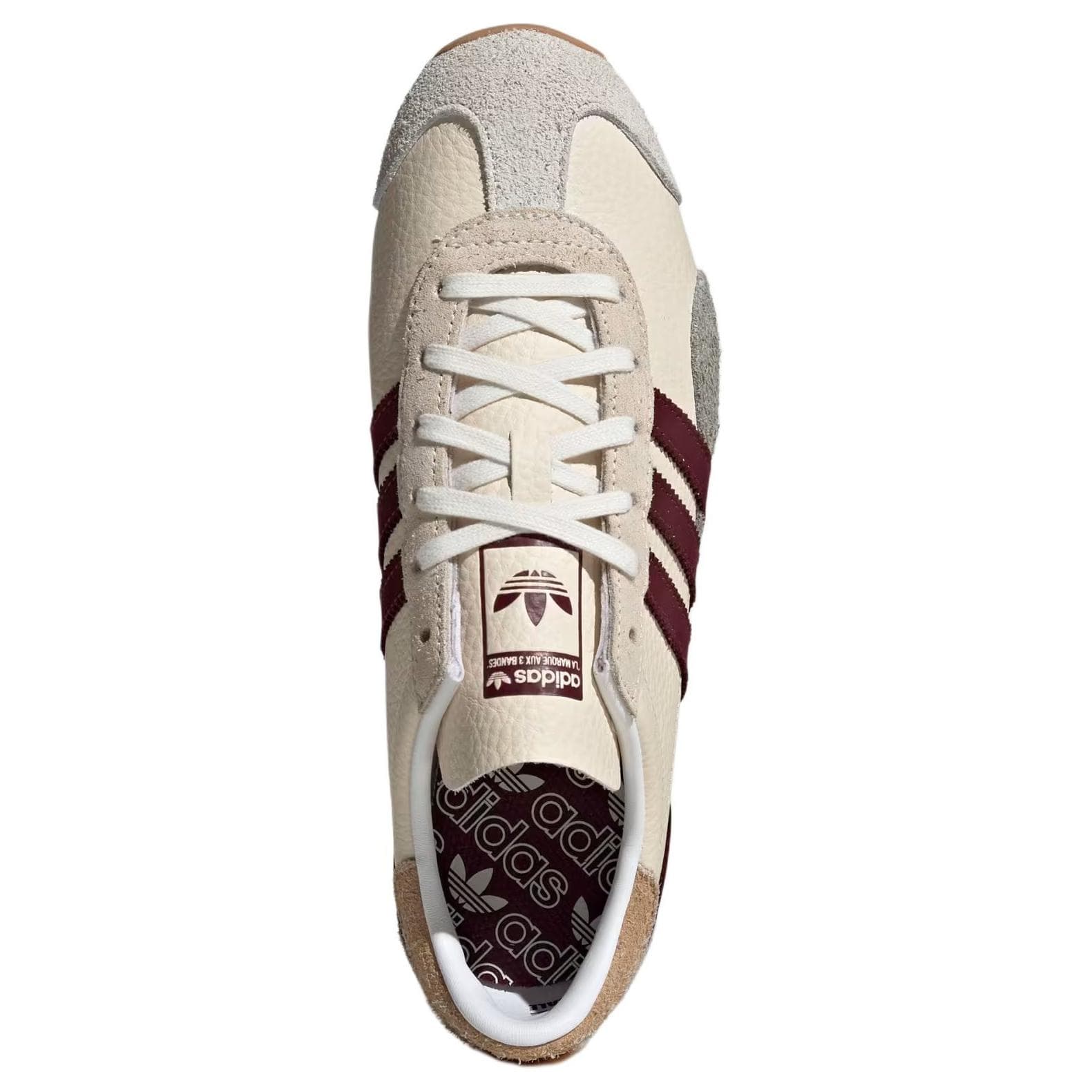 Кроссовки Adidas Originals Country OG Кожа Low Топ Повседневная обувь Женские Бежевый - изображение 5