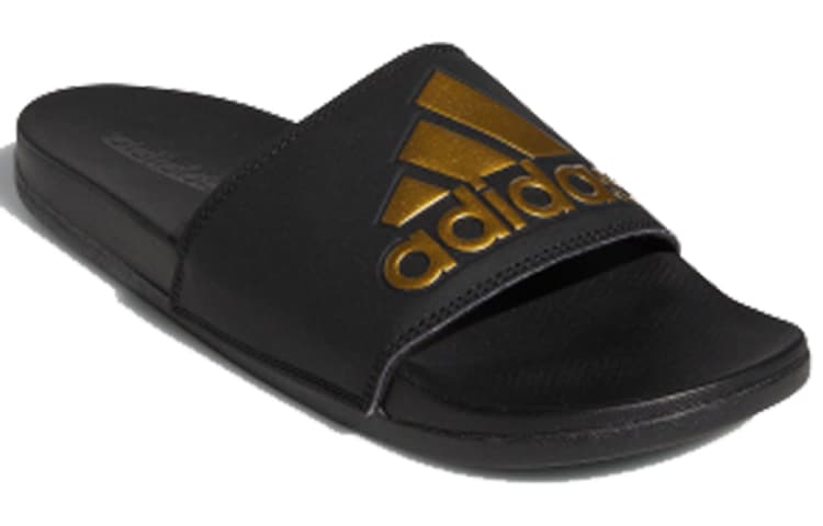 Сандалии adidas Adilette Comfort Black Gold - изображение 2