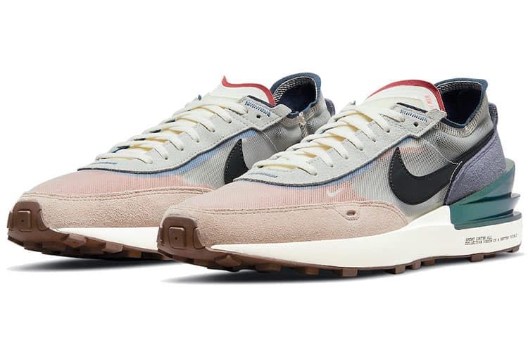 Кроссовки Nike Waffle One Black Pink Purple - изображение 2
