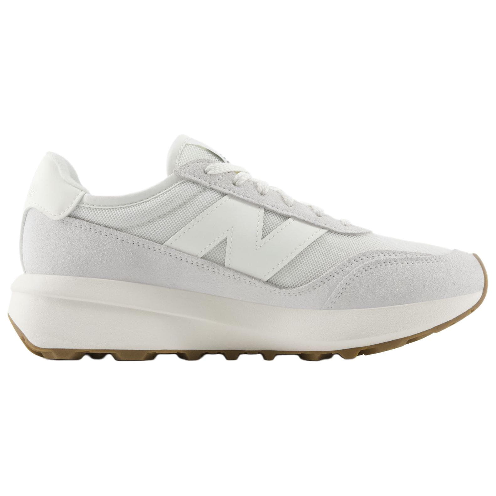 Кроссовки New Balance 370 Устойчивая к истиранию Низкая Повседневная Обувь Унисекс Серый - изображение 2