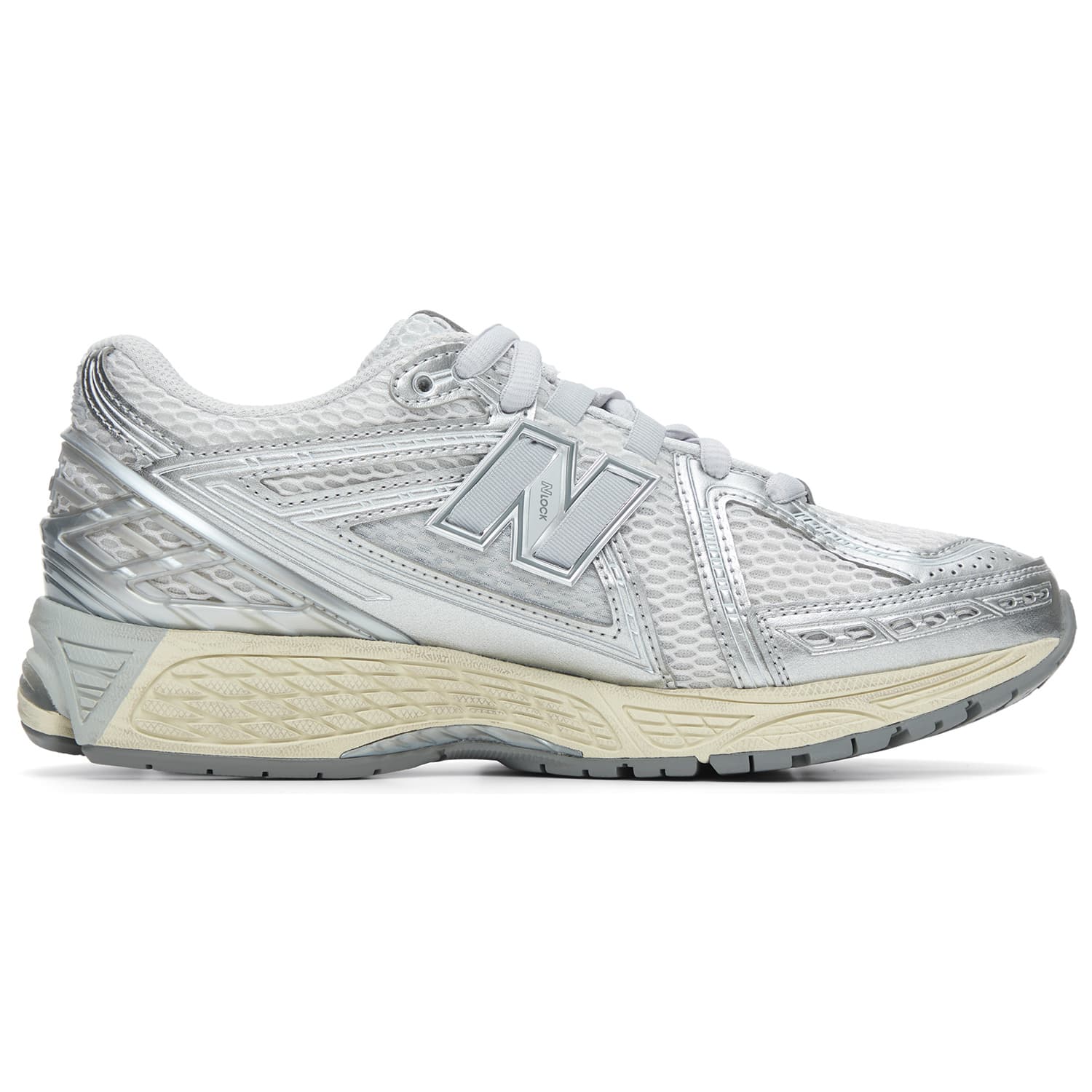 Кроссовки New Balance NB 1906R Устойчивая к истиранию Низкая Повседневная Обувь Унисекс Серебристо-Серый - изображение 2