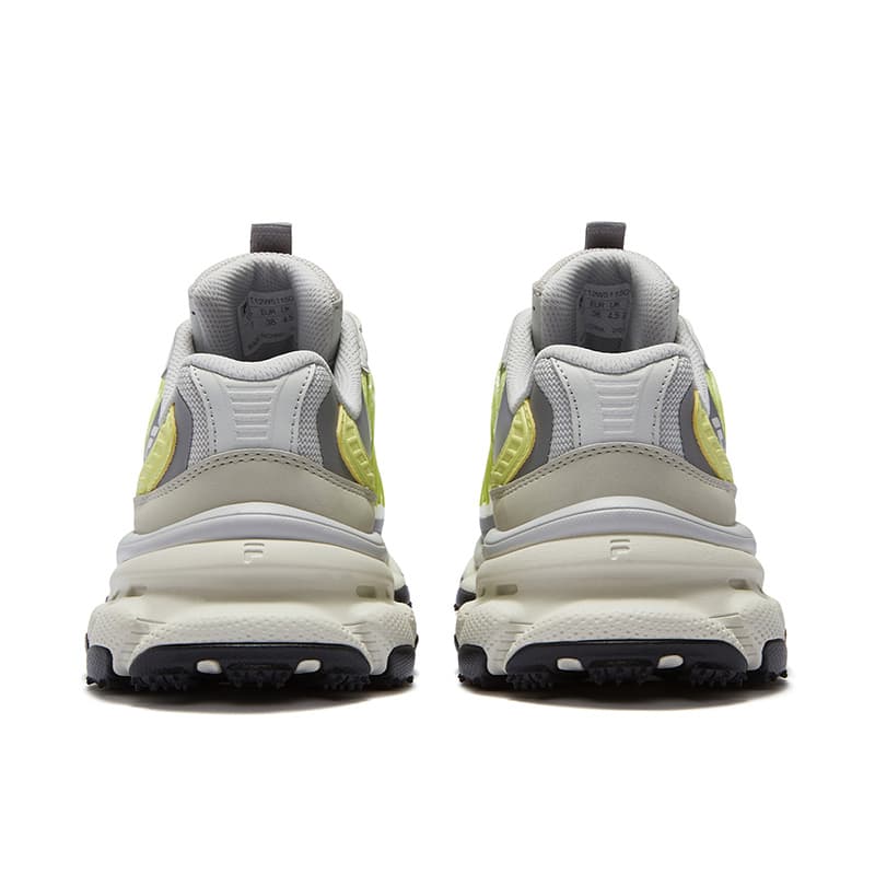 Кроссовки FILA FUSION BRACKET Starship Shoes Синтетическая кожа текстиль Низкий верх Повседневная обувь Женская Серый Зеленый - изображение 4