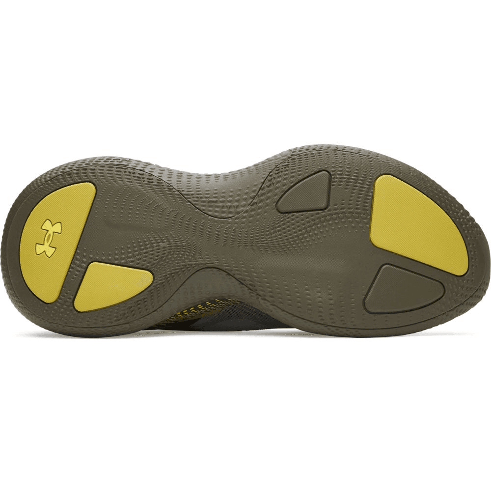 Кроссовки Under Armour Echo Мягкий и Комфортный Низкий Топ Повседневная Обувь Унисекс Желтая - изображение 3