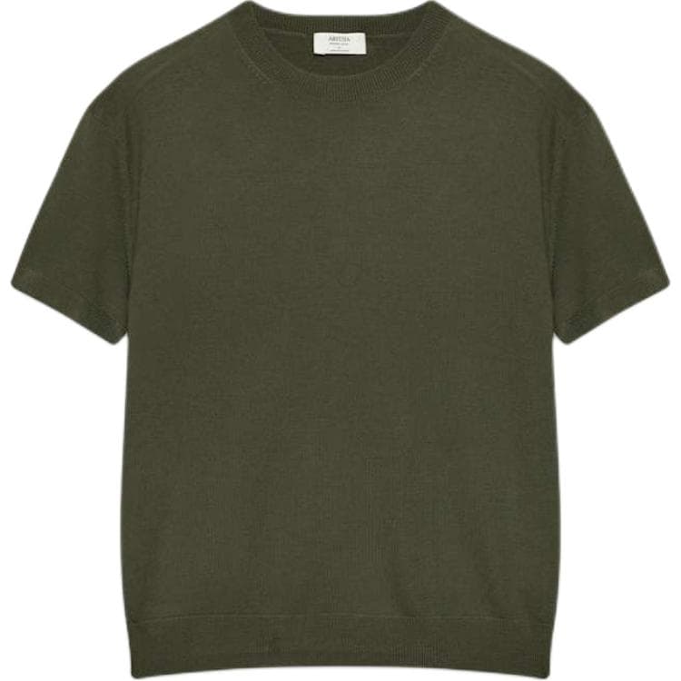 Футболка ARITZIA Темно-оливково-зеленые женские T-рубашки - изображение 1