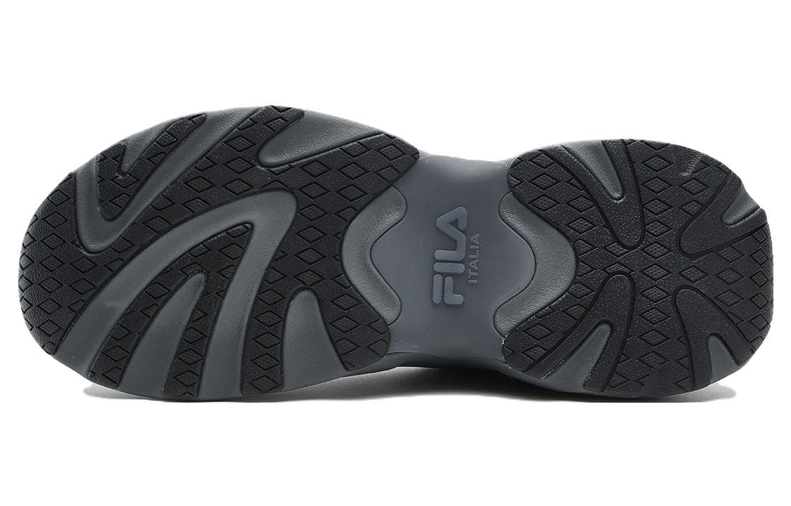 Кроссовки FILA FUSION Ray 4 Текстиль Спилок коровьей кожи Низкий топ Повседневная обувь Мужская Серый Белый - изображение 5
