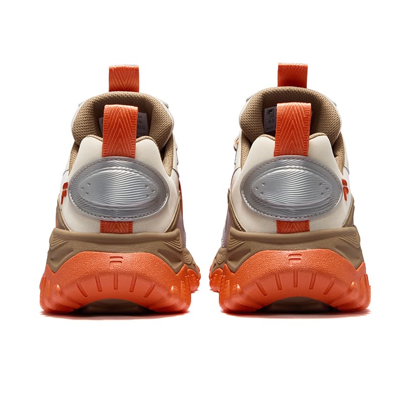 Кроссовки FILA FUSION FREEROAM Wander Shoes Дышащий Легкий Низкий Верх Повседневная Обувь Мужская Молочно-Белая - изображение 6