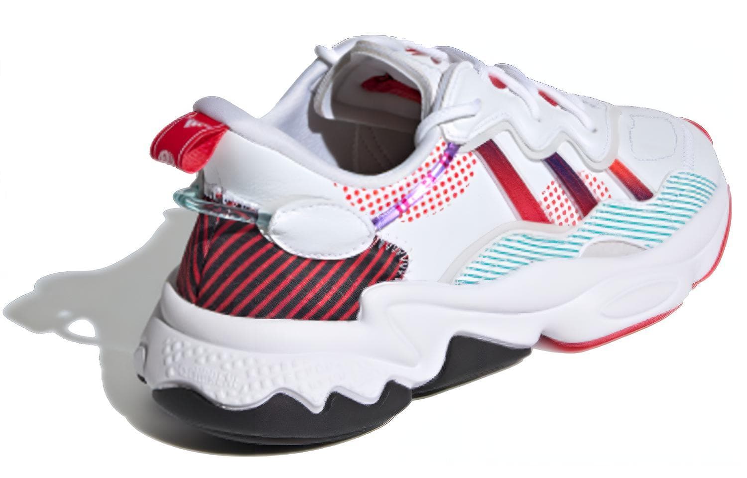 Кроссовки adidas Ozweego White Red Blue - изображение 4