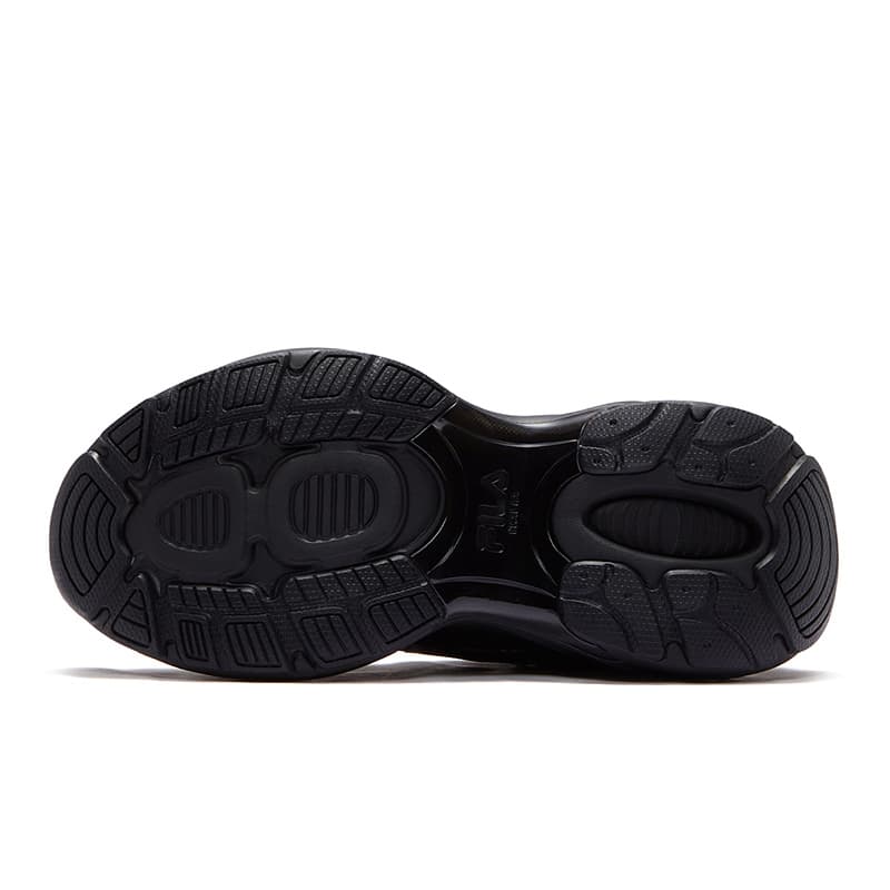 Кроссовки FILA FUSION BUZZARD II Meteorite Shoes 2 Low Топ Повседневная обувь Женские Черно-серебро - изображение 5