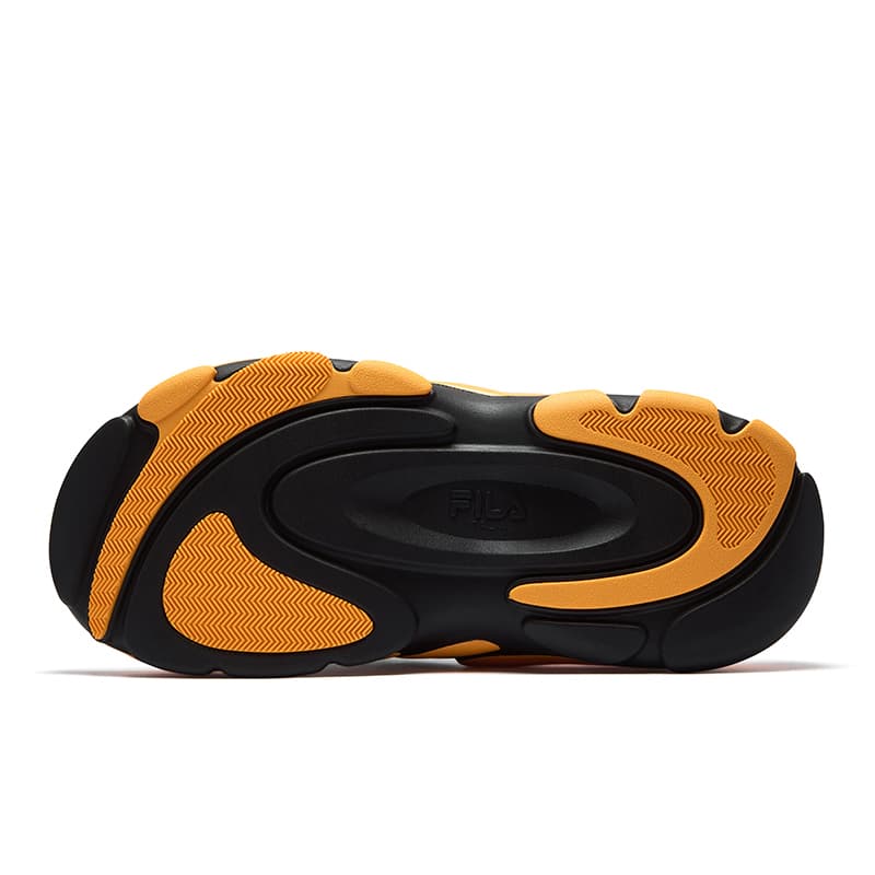Сандалии FILA FUSION ANTS SLIPPER Ants Slippers Шлепанцы Мужские Черные Желтые - изображение 5