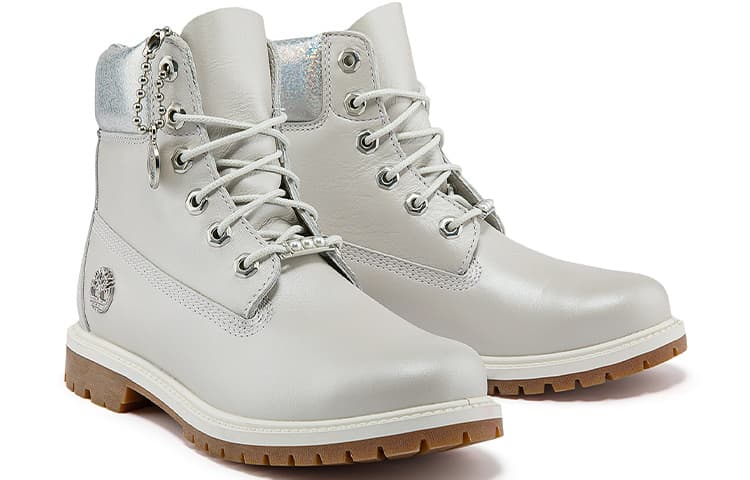 Ботинки Timberland 6 Inch Light Grey - изображение 4