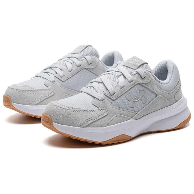 Кроссовки Under Armour Edge Аbrasion Resistant Легкий Низкий Топ Повседневная Обувь Женская Серый - изображение 3