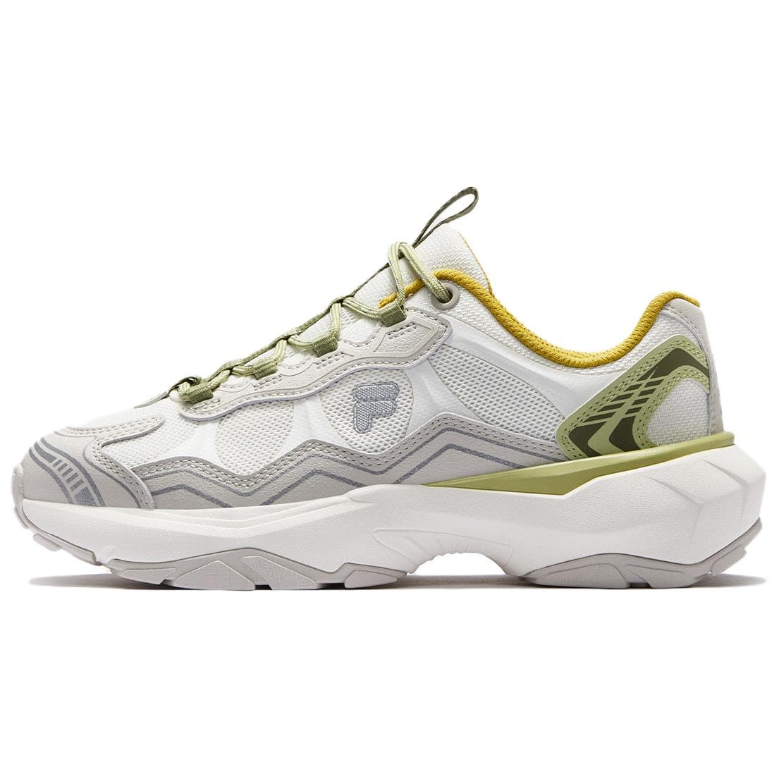 Кроссовки FILA FUSION GRAVEL Stratum Shoes Низкие повседневные кроссовки для женщин белые и серые - изображение 1