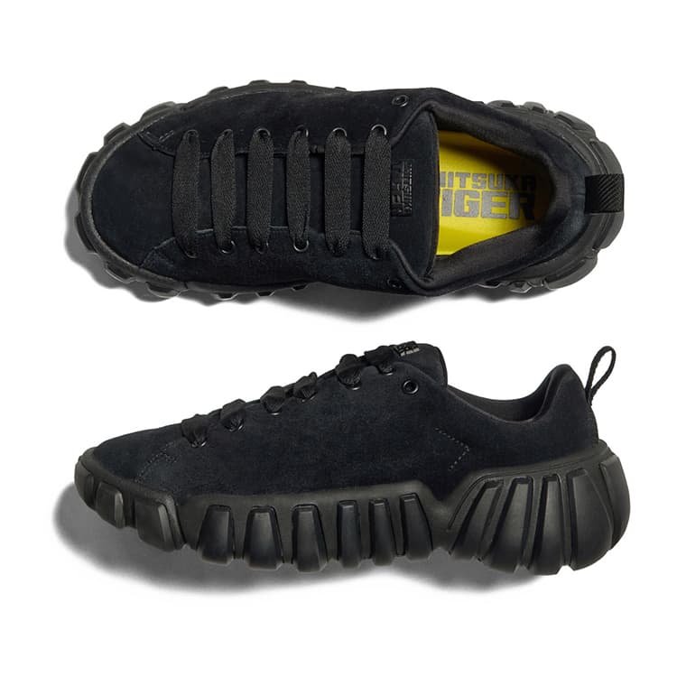 Кроссовки Onitsuka Tiger Dentigre Устойчивая к истиранию Низкая Повседневная Обувь Унисекс Черная - изображение 5