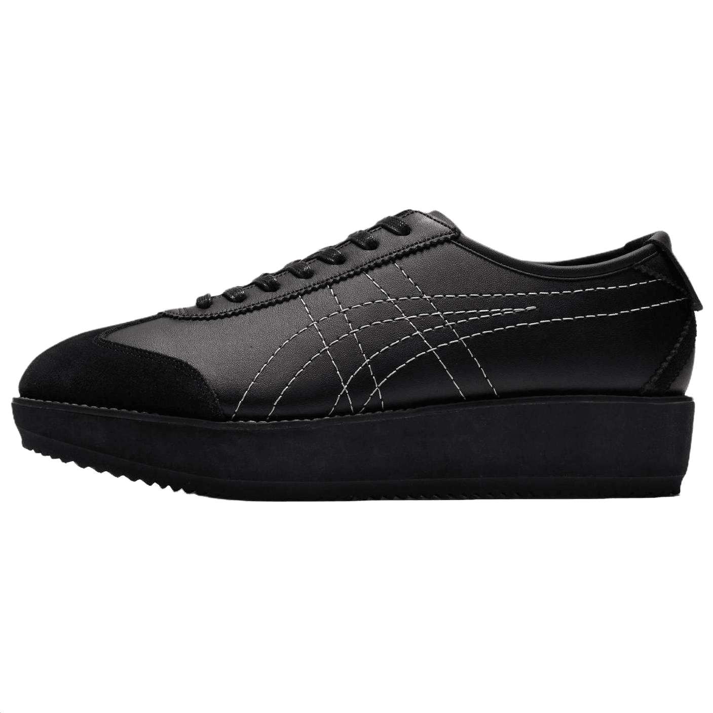 Кроссовки Onitsuka Tiger MEXICO 66 Противоскользящая Устойчивая к истиранию Низкий Топ Повседневная Обувь Унисекс Черная - изображение 1