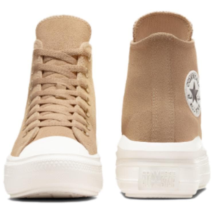 Кроссовки Converse Chuck TAYLOR All Star High Топ Повседневная обувь Женская Бежевая - изображение 4