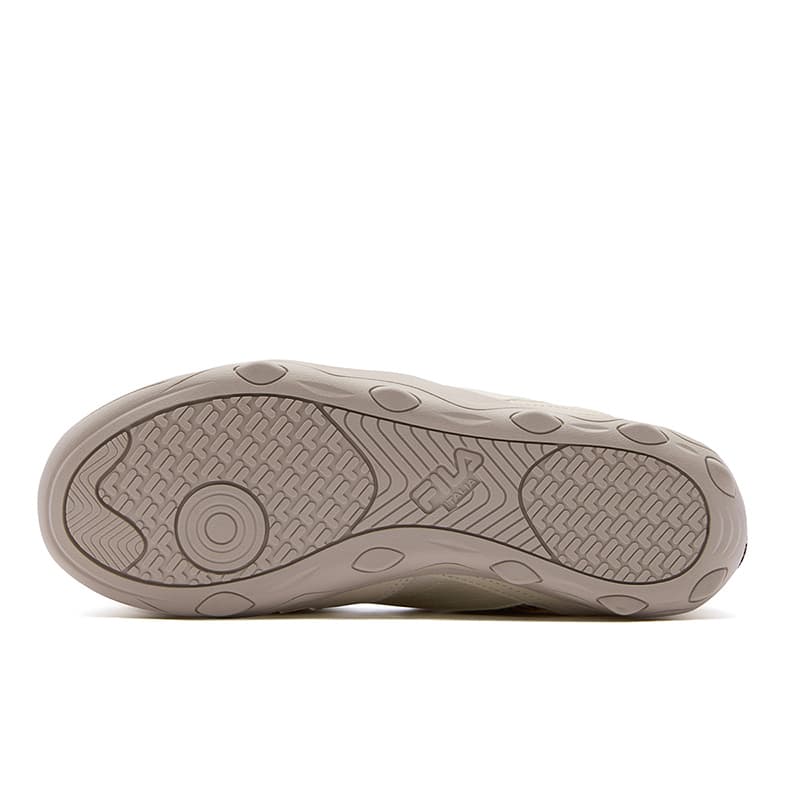 Кроссовки FILA FUSION FLORA MID Синтетическая кожа Спилок коровьей кожи MID Топ Повседневная обувь Женская Цвет раннего снега - изображение 6