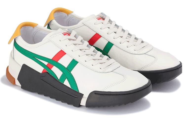 Кроссовки Onitsuka Tiger D-Trainer MX White Green Red - изображение 3