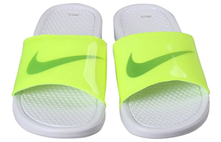 Сандалии Nike Benassi JDI Print Fluorescent Yellow - изображение 3