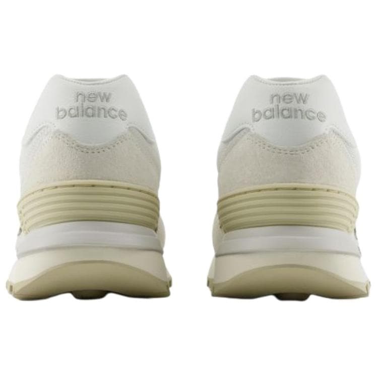 Кроссовки New Balance 574 Legacy Ткань Устойчивая к истиранию Низкий Верх Повседневная Обувь Унисекс Серый Белый - изображение 4