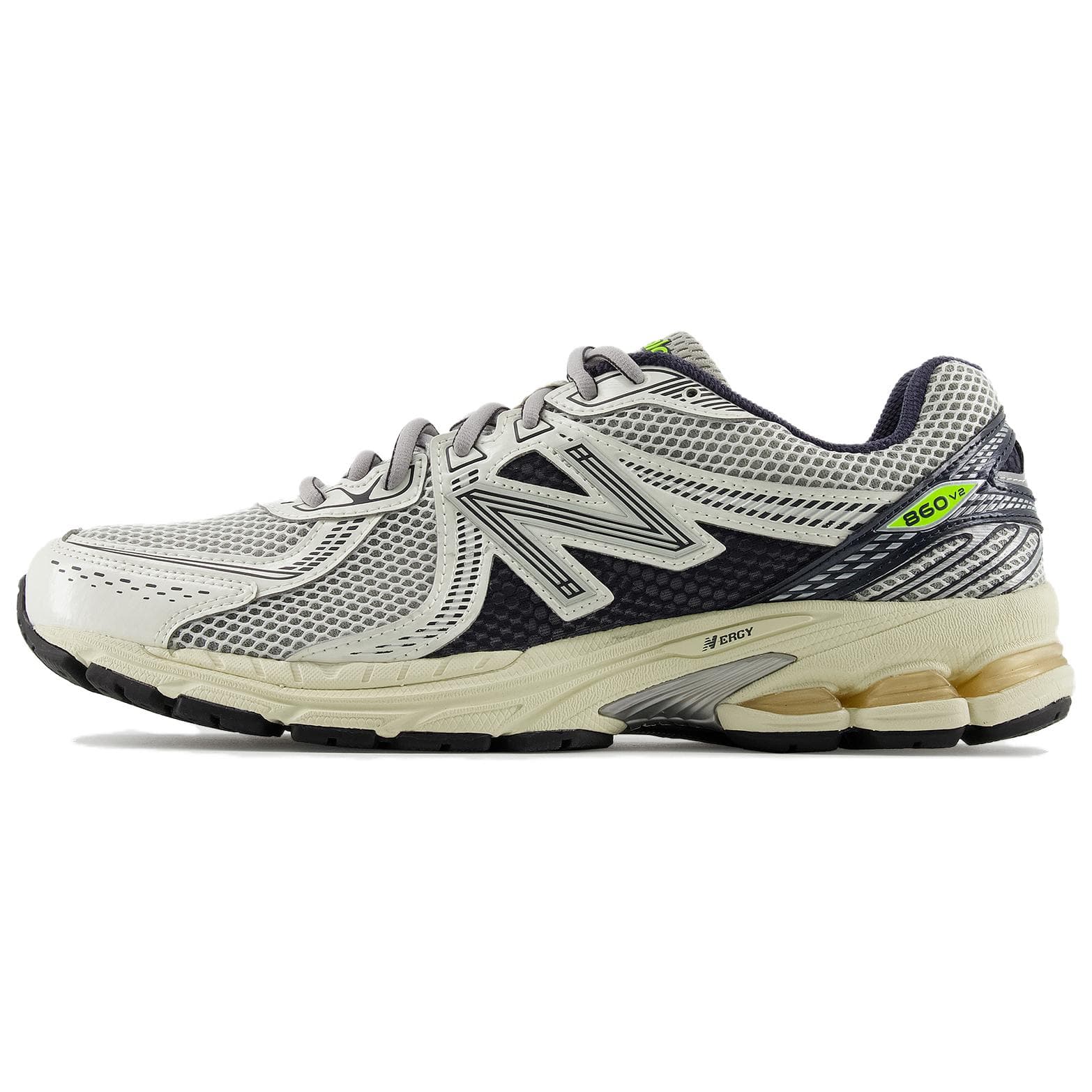 Кроссовки New Balance 860 V2 Low Top Повседневная обувь Унисекс Белый Черный - изображение 1