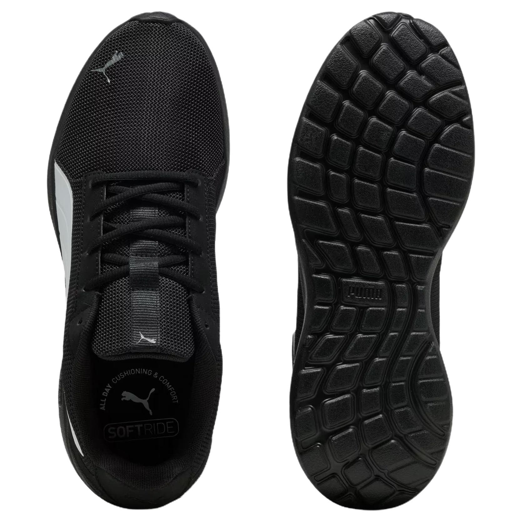 Кроссовки PUMA Softride Мягкий и комфортный Легкий Low Топ Повседневная обувь Унисекс Черный - изображение 4