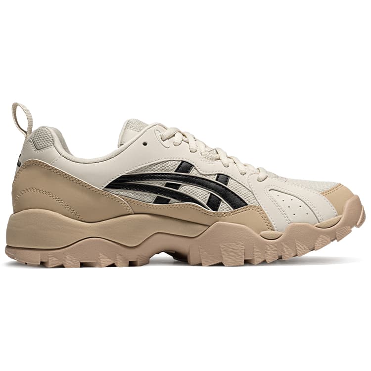 Кроссовки Asics Gel Truck Low Top Повседневная обувь Унисекс Бежевый Черный - изображение 2