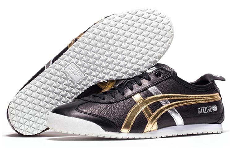 Кроссовки Onitsuka Tiger Mexico 66 Black Gold - изображение 4