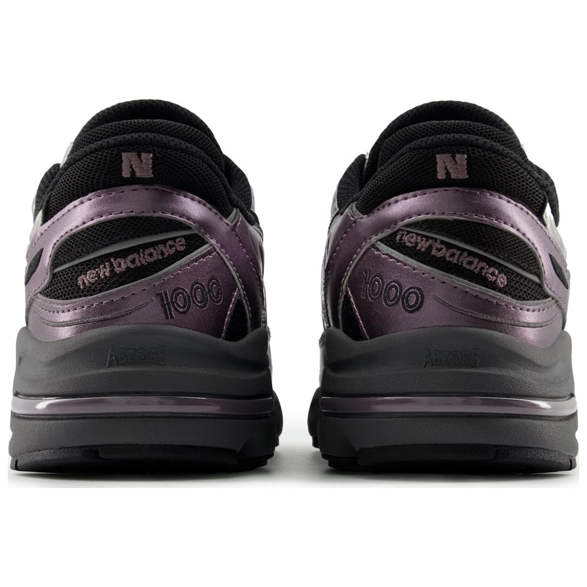 Кроссовки New Balance 1000 Износостойкий и Легкий Низкий Топ Повседневная Обувь Унисекс Черный Фиолетовый - изображение 5