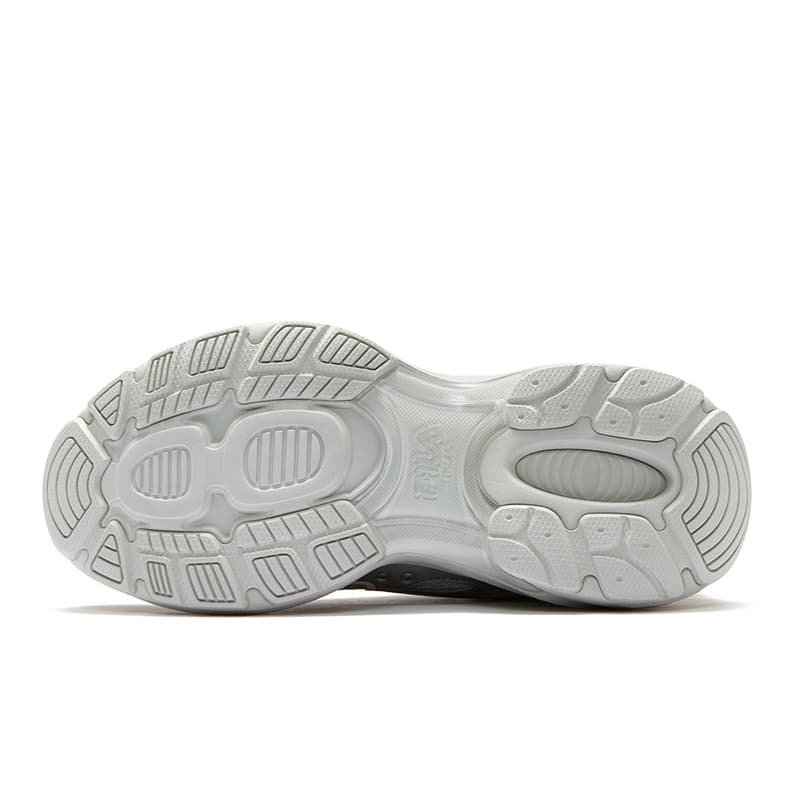 Кроссовки FILA FUSION BUZZARD II Meteorite Shoes 2 Дышащий Low Топ Повседневная обувь Женские Серый белый - изображение 5