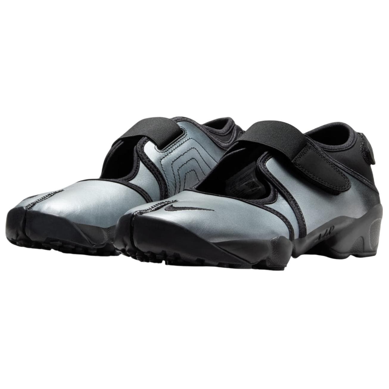 Кроссовки Nike Air Rift противоскользящая устойчивая к истиранию низкий верх повседневная обувь для женщин серебряный черный - изображение 3
