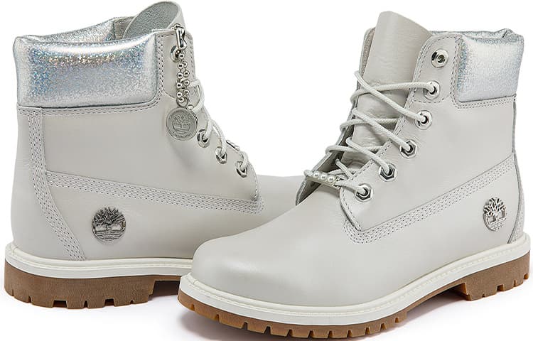 Ботинки Timberland 6 Inch Light Grey - изображение 5