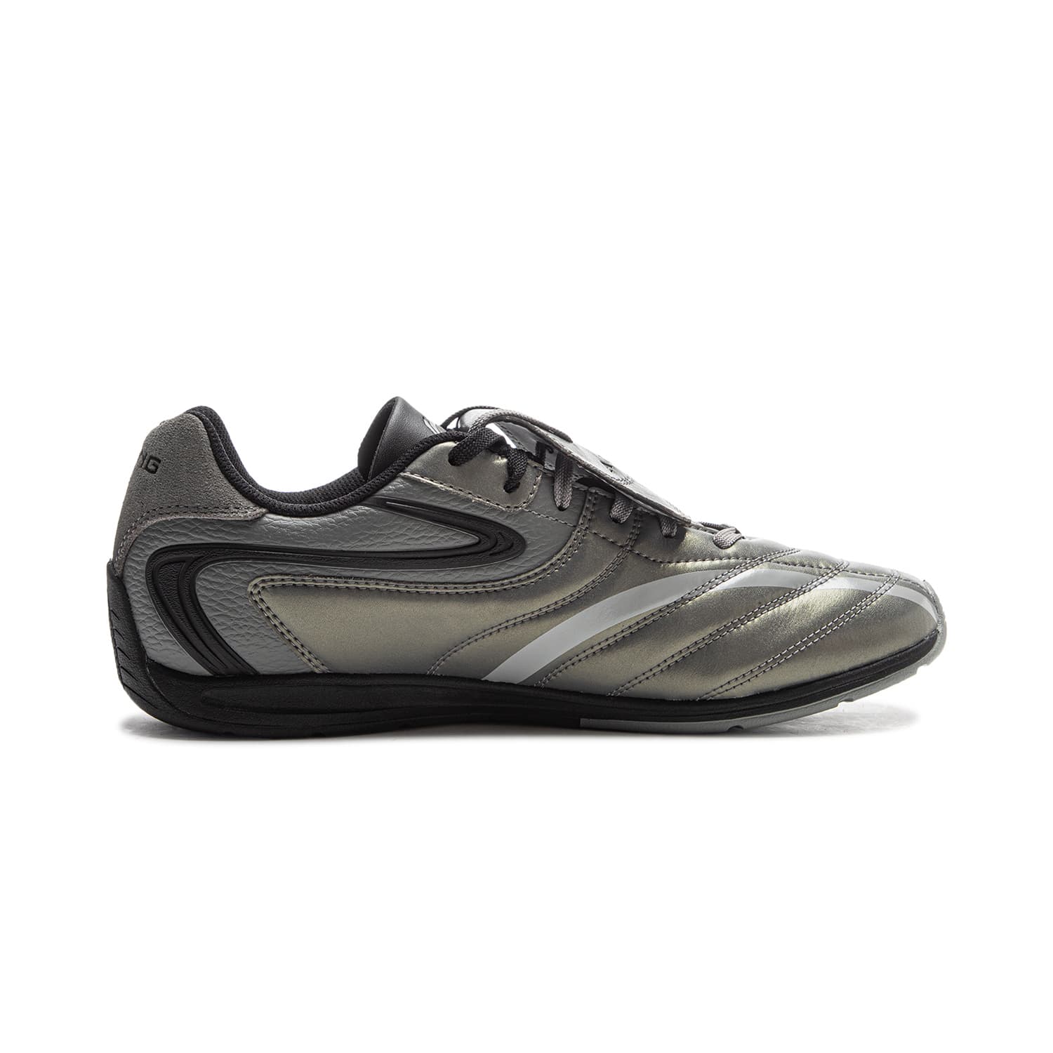 Кроссовки Li NING Film Pulse Дышащий Low Топ Повседневная обувь Мужской Асфальтовый серый - изображение 2
