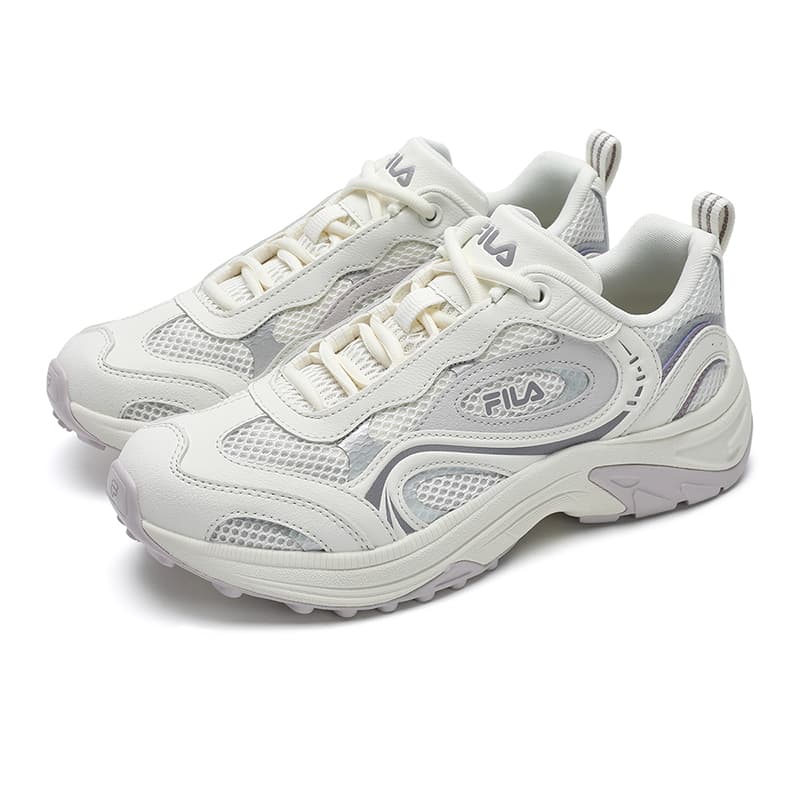 Кроссовки FILA FLUXION Sichuan Flow Обувь Низкий Верх Повседневная Обувь Женская Белый Фиолетовый - изображение 3