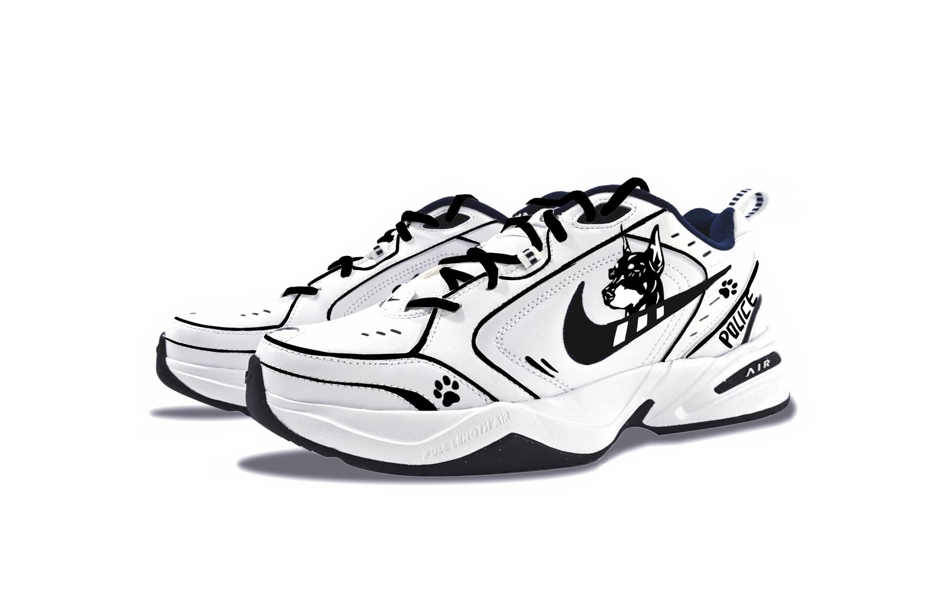 Кроссовки Nike Air Monarch 4 - изображение 3