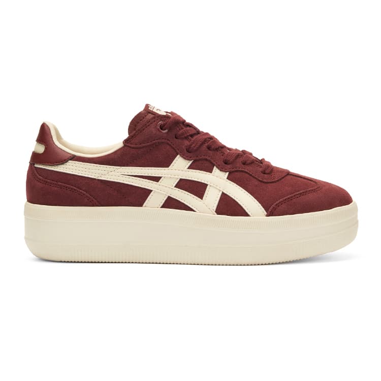 Кроссовки Onitsuka Tiger TOKUTEN CHUNK Low Топ Повседневная обувь Унисекс Бургундский - изображение 2