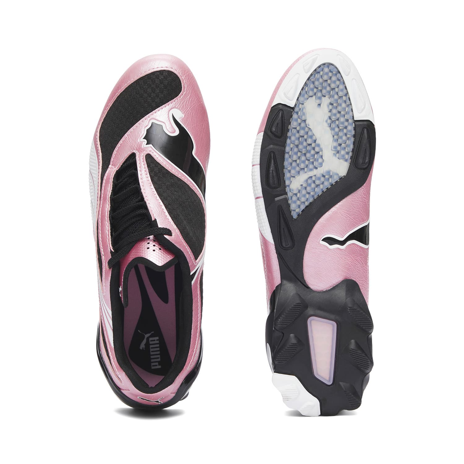 Кроссовки PUMA V S1 Износостойкий Низкий Топ Повседневная Обувь Унисекс Черный Розовый - изображение 5