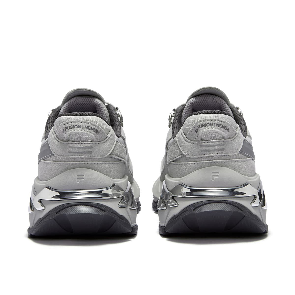 Кроссовки FILA FUSION COMET Устойчивая к истиранию Низкая Повседневная Обувь Женская Серого цвета - изображение 4