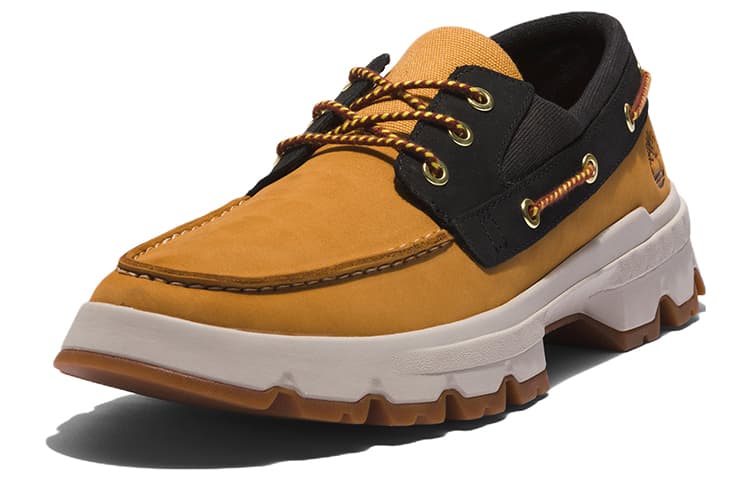 Кроссовки Timberland Moc-Toe Black Yellow - изображение 3