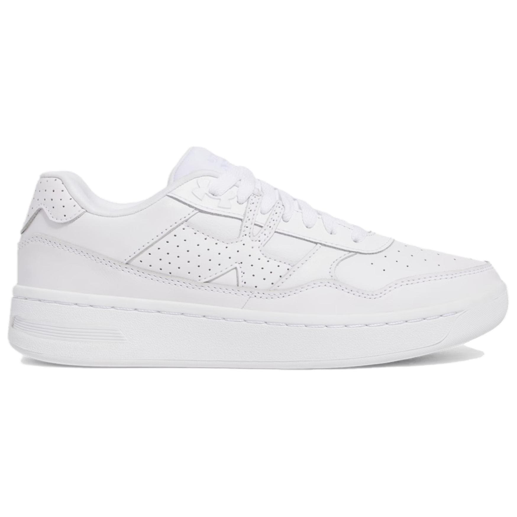 Кроссовки Under Armour UA Court 96 Удобная Устойчивая к истиранию Низкая Повседневная Обувь Мужская Белая - изображение 2