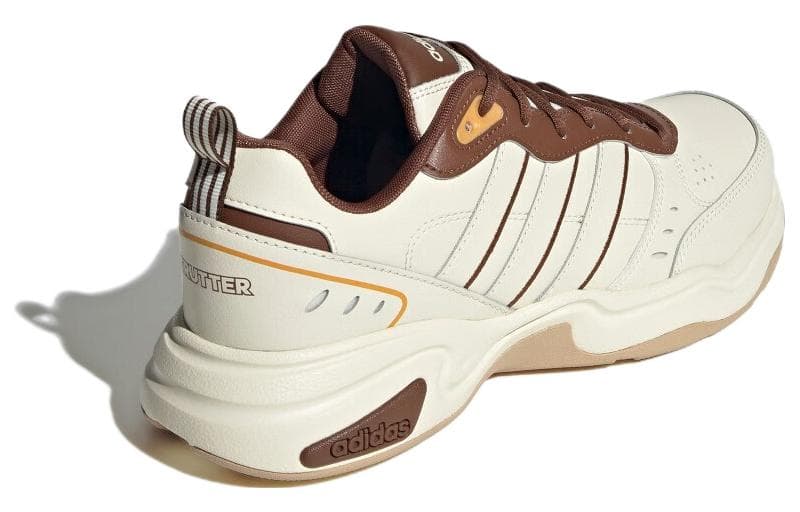 Кроссовки Adidas Neo Strutter противоскользящая устойчивая к истиранию низкий верх повседневная обувь унисекс бежевый коричневый - изображение 2