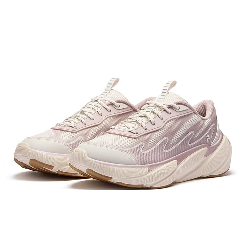 Кроссовки FILA FUSION Stormy Обувь Ткань Низкий Верх Повседневная Обувь Женская Розовое Золото Красное - изображение 2