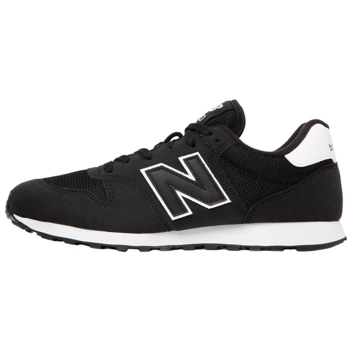 Кроссовки New Balance NB 500 Low Top Повседневная Обувь Мужская Черная - изображение 2